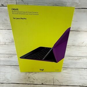 Logitech CREATE Backlit Keyboard Case for iPad Pro 12.9 Purple 920-007894 Logi